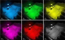 Wireless Interior Vehicle Lighting. Fun Battery Powered Car Lights - 4-Pack With Charger.
