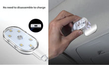 Wireless Interior Vehicle Lighting. Fun Battery Powered Car Lights - 4-Pack With Charger.