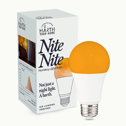 Nite-Nite Light Bulb (3 Watts) Perfect for Nursery. Dimmable.