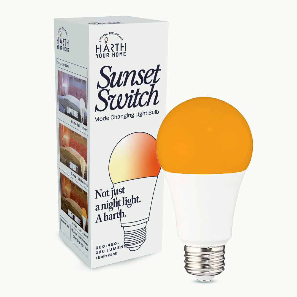 Sunset Switch Bulb. (Blue Depleted / Blue Enriched)