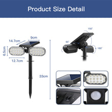 Solar Landscape Outdoor 360º Motion Swivel with Automatic On/Off.