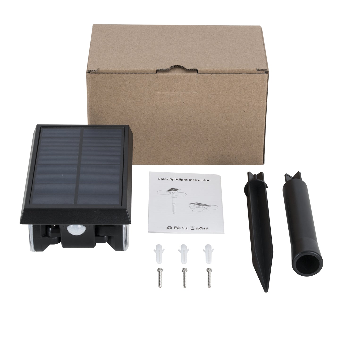 Solar Landscape Outdoor 360º Motion Swivel with Automatic On/Off.