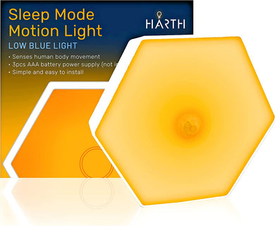 Hex Night Light - Stick Anywhere - Rechargeable - Motion Activated - Perfect for Kids Room, Hallway.