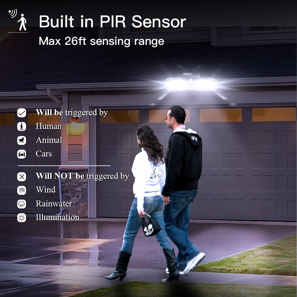 Solar Landscape Outdoor 360º Motion Swivel with Automatic On/Off.