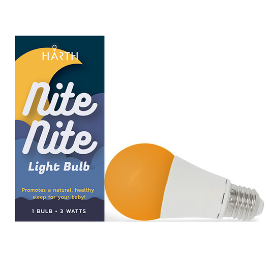 Nite-Nite Light Bulb (3 Watts) Perfect for Nursery. Dimmable.