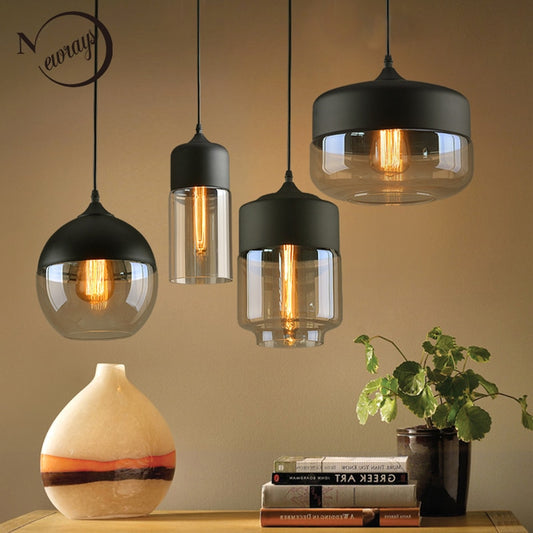 Nordic Modern Glass Pendant Lamp Fixtures
