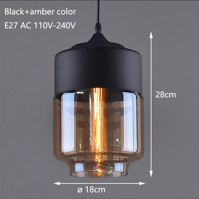 Nordic Modern Glass Pendant Lamp Fixtures