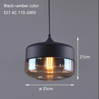 Nordic Modern Glass Pendant Lamp Fixtures