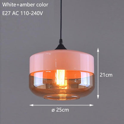 Nordic Modern Glass Pendant Lamp Fixtures