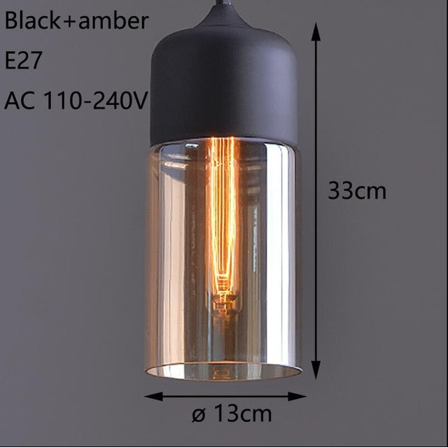 Nordic Modern Glass Pendant Lamp Fixtures