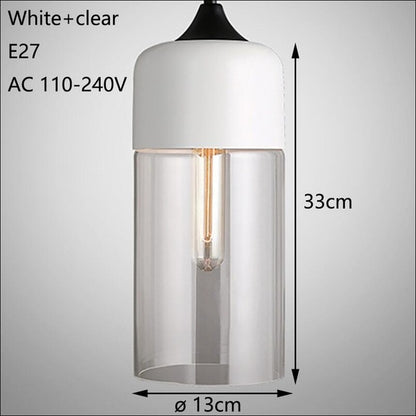 Nordic Modern Glass Pendant Lamp Fixtures